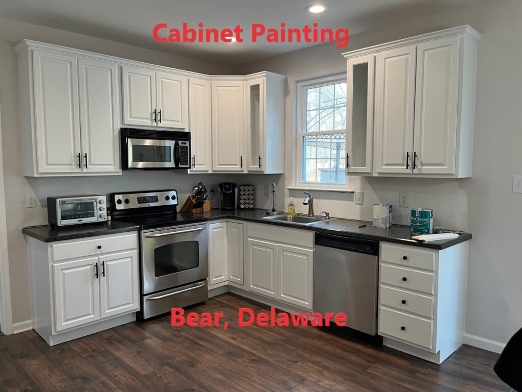 cabinet painting service in Bear, Delaware